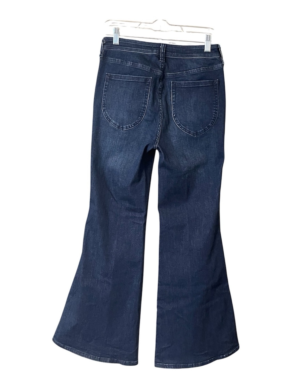 We The Free Dark Indigo High-Rise Flare Jeans - Picture 2 of 5